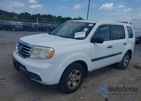 2015 Honda Pilot Lx z USA, uszkodzony, nr VIN 5FNYF4H25FB068979